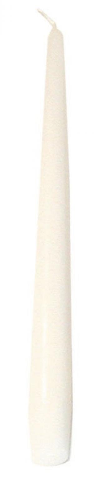 Set Of 12 White Taper Candles