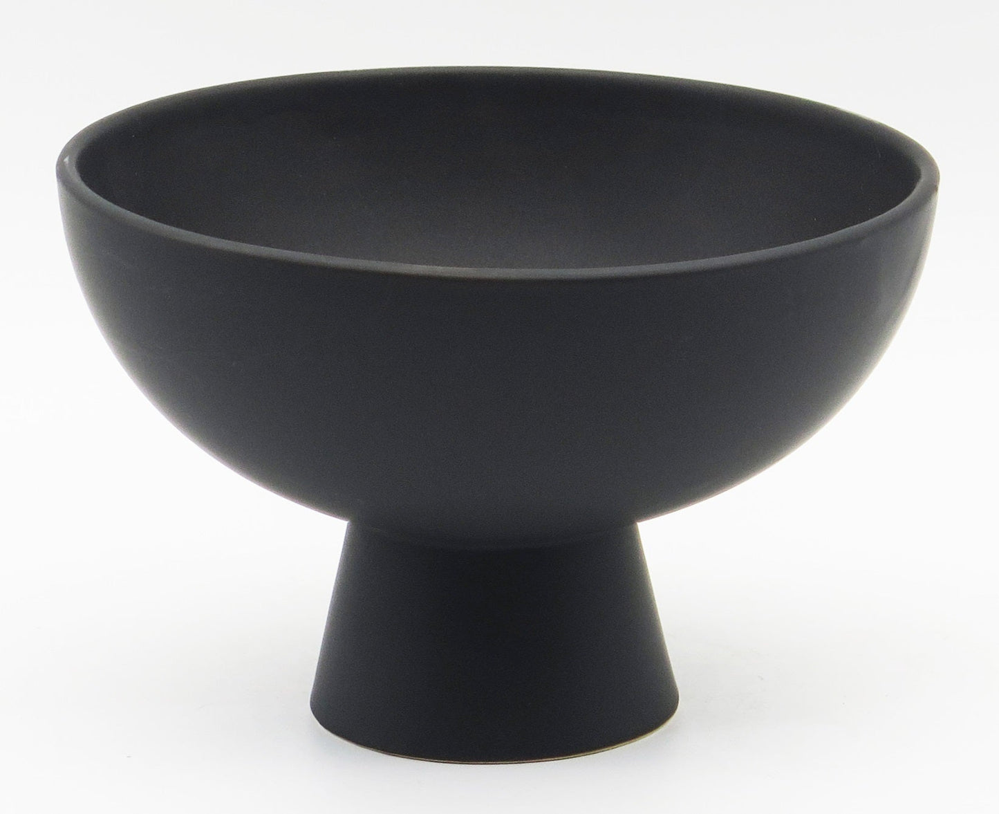 Black With Pedestal Base Bowl