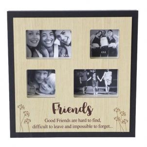 Picture Collage With Text: Friends Photo Frame