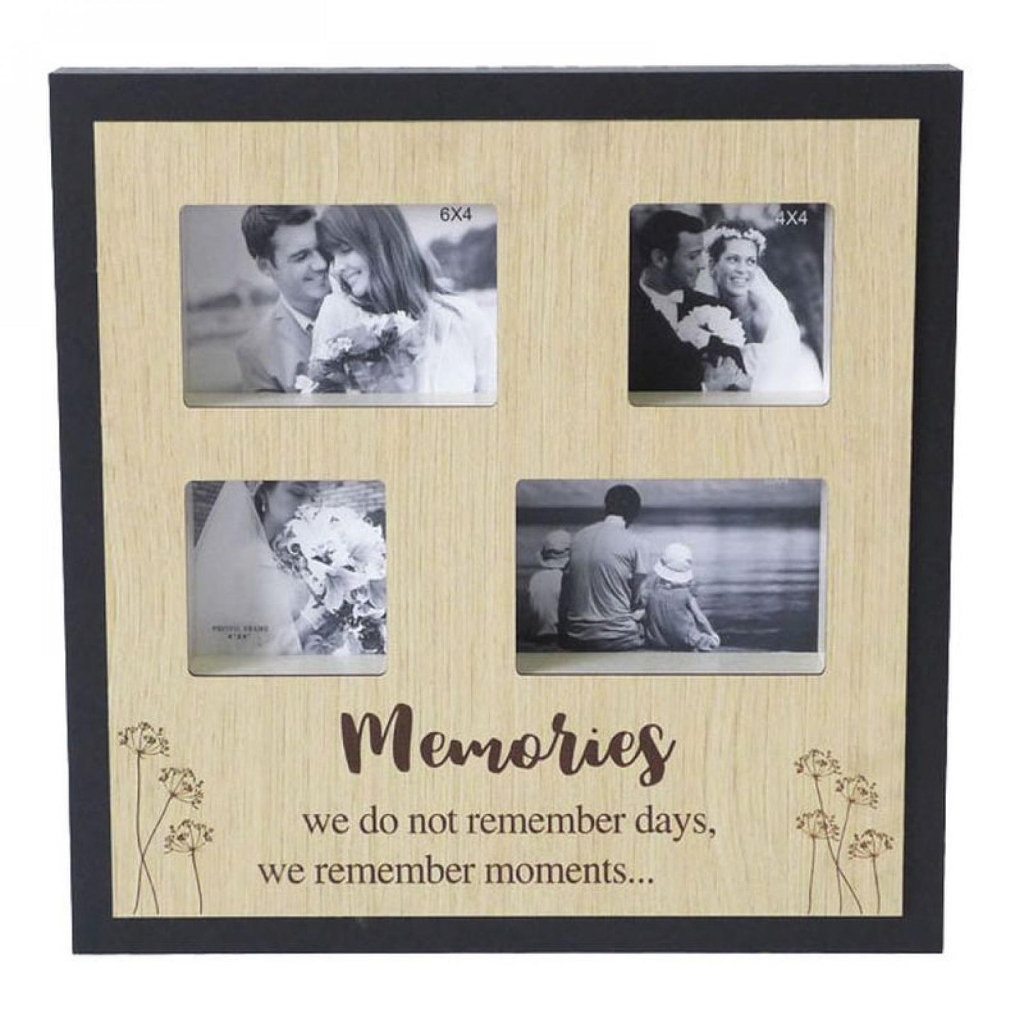 Picture Collage With Text: Memories Photo Frame