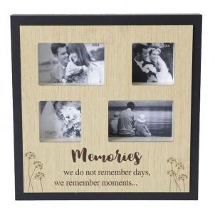 Picture Collage With Text: Memories Photo Frame