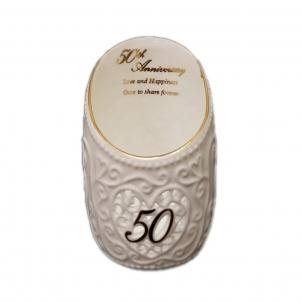 50Th Anniversary With Text Candle Holder