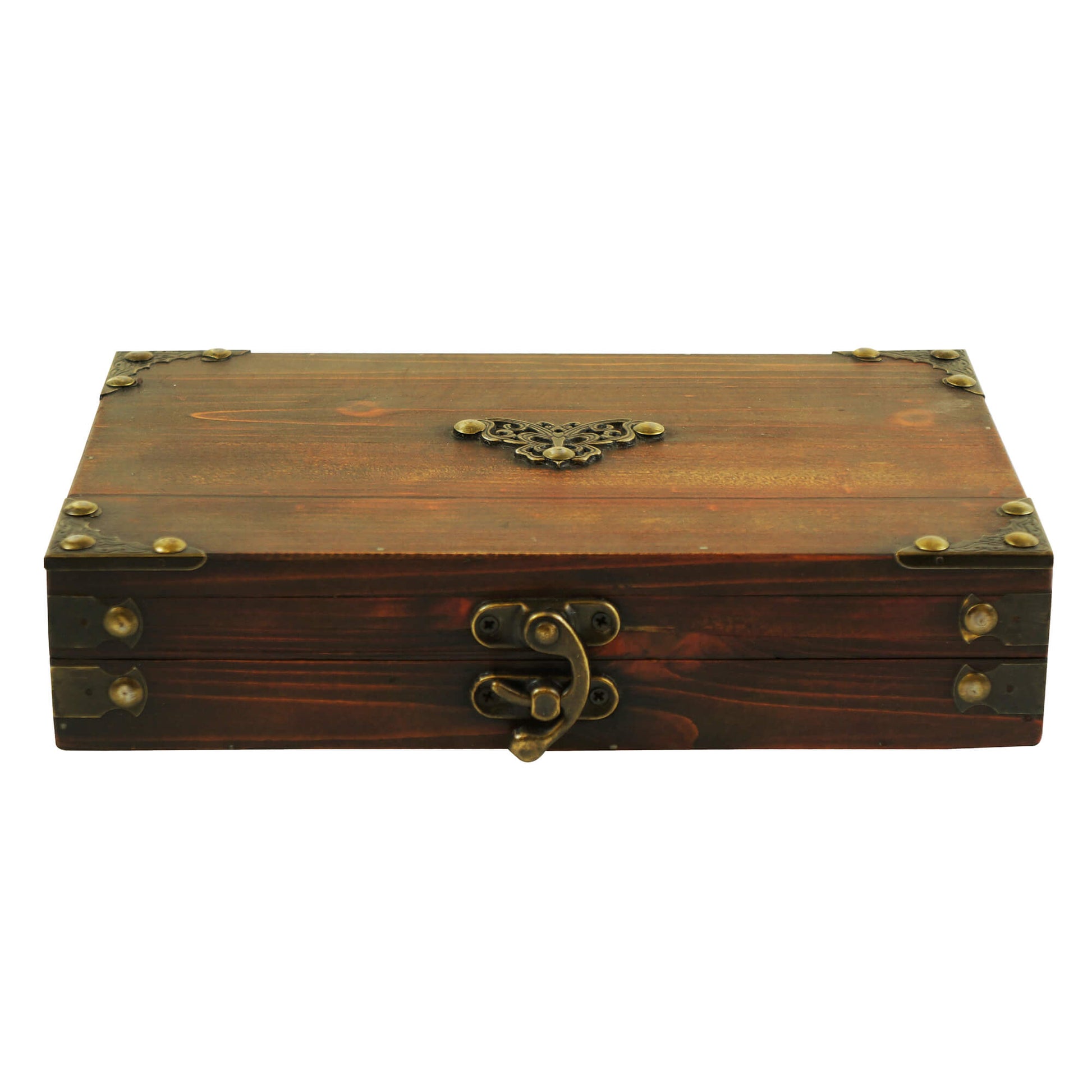 Vintage Look With Butterfly Accent Decorative Box