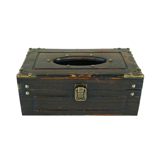Wood Grain Texture Chest Tissue Box Cover