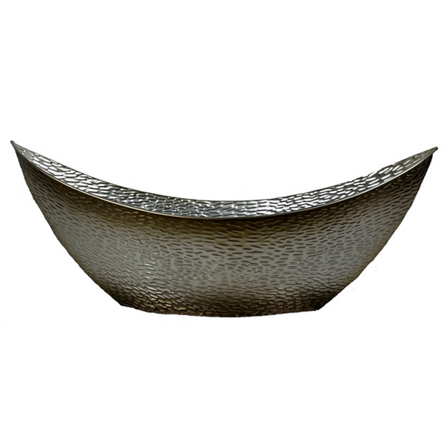 Boat Shaped Pewter Look Bucket