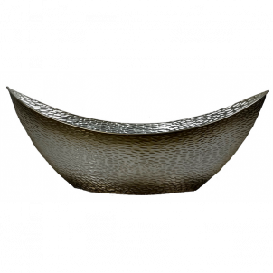 Boat Shaped Pewter Look Bucket