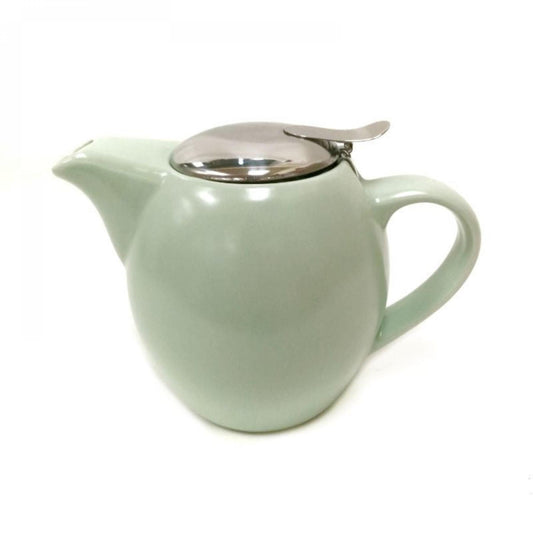 Matte Green Pearl Teapot