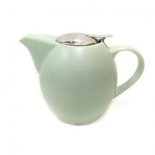 Matte Green Pearl Teapot