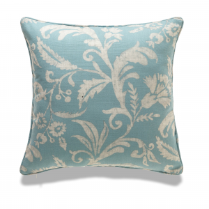 Blue And White Floral Pattern With Feather Down Insert Pillow