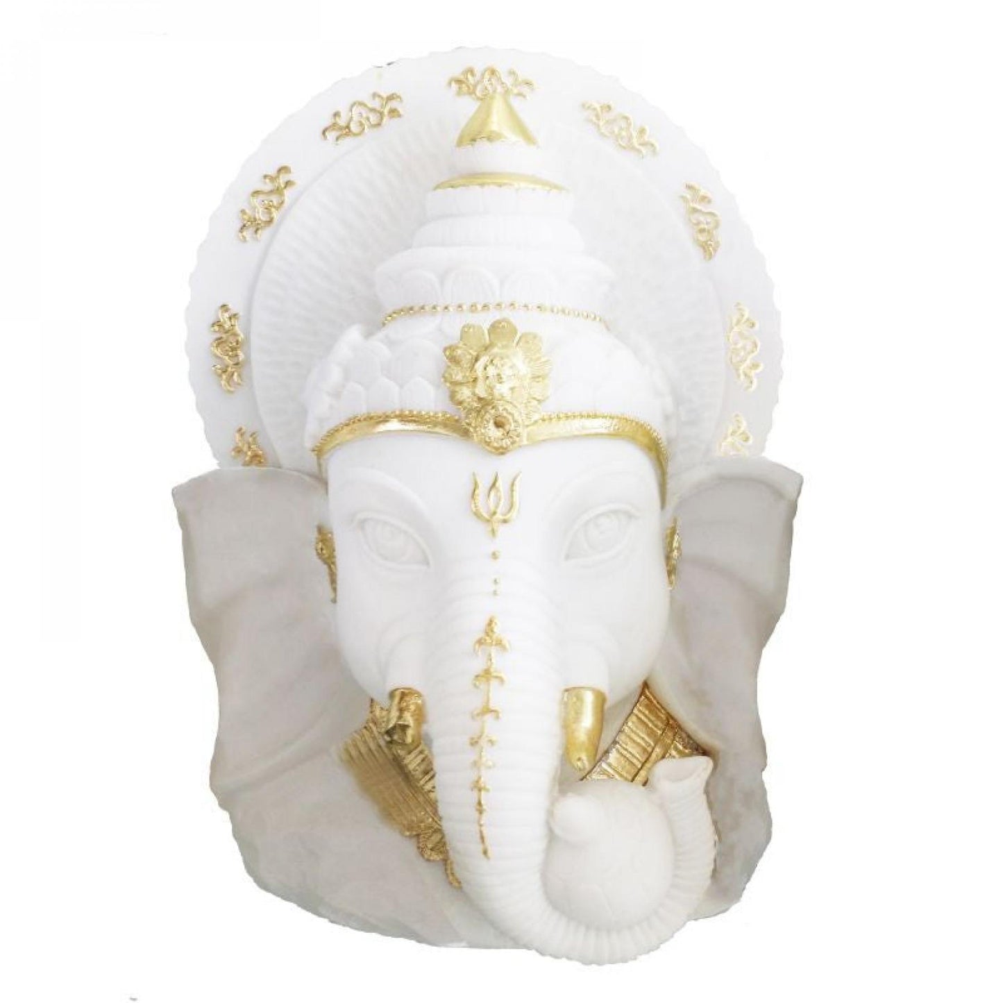 Ganesh With Gold Colored Accents Figurine