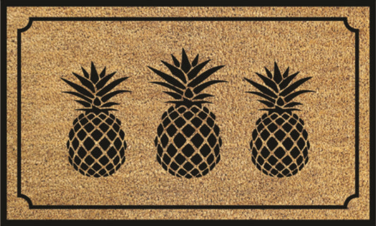 3 Pineapples Doormat