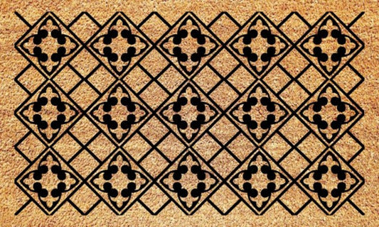 Geometric Patterned Doormat