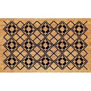 Geometric Patterned Doormat