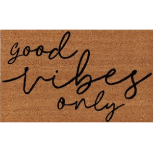 Good Vibes Only Doormat