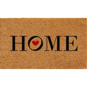 Home With A Heart In The O Doormat