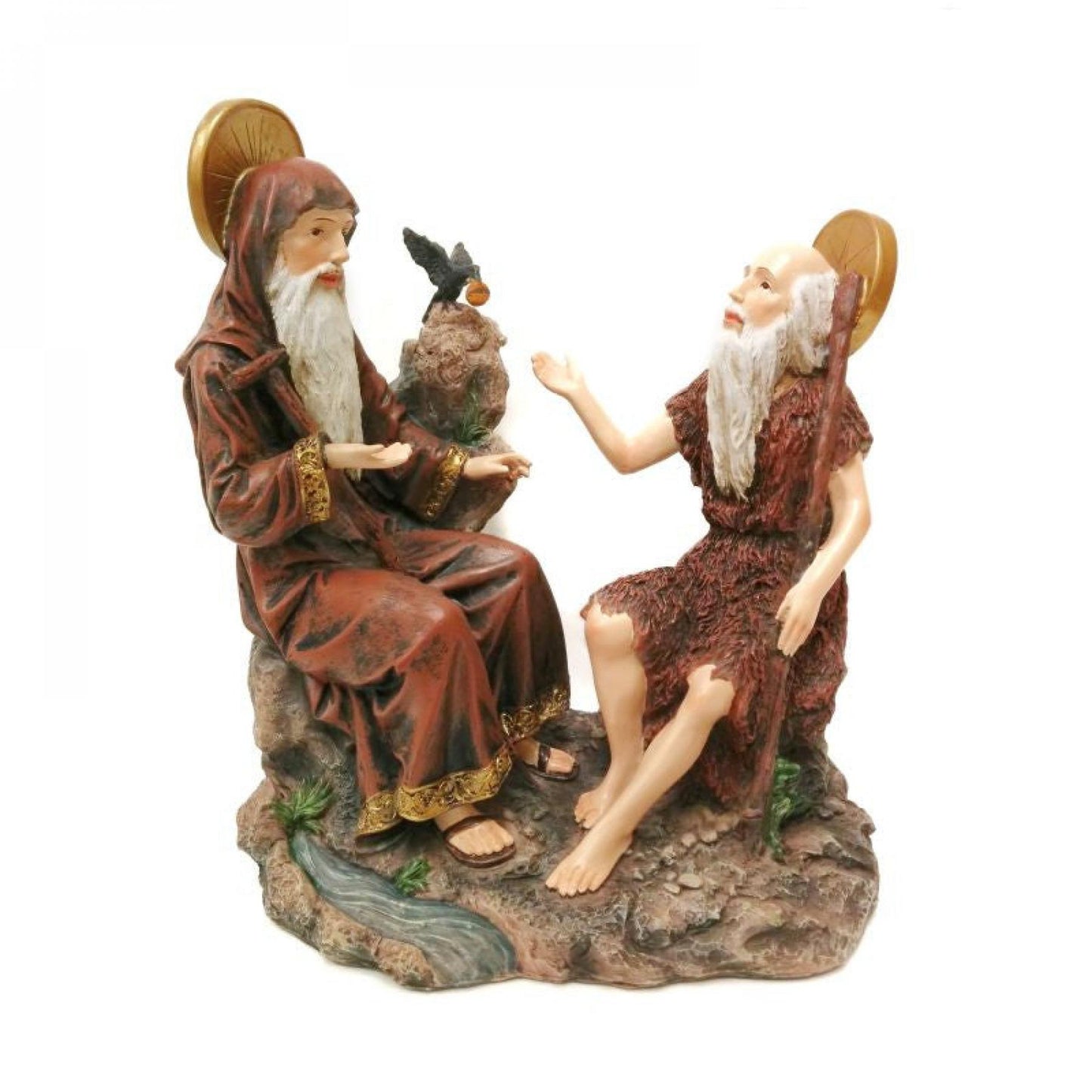 Saint Anthony And Paul Figurine