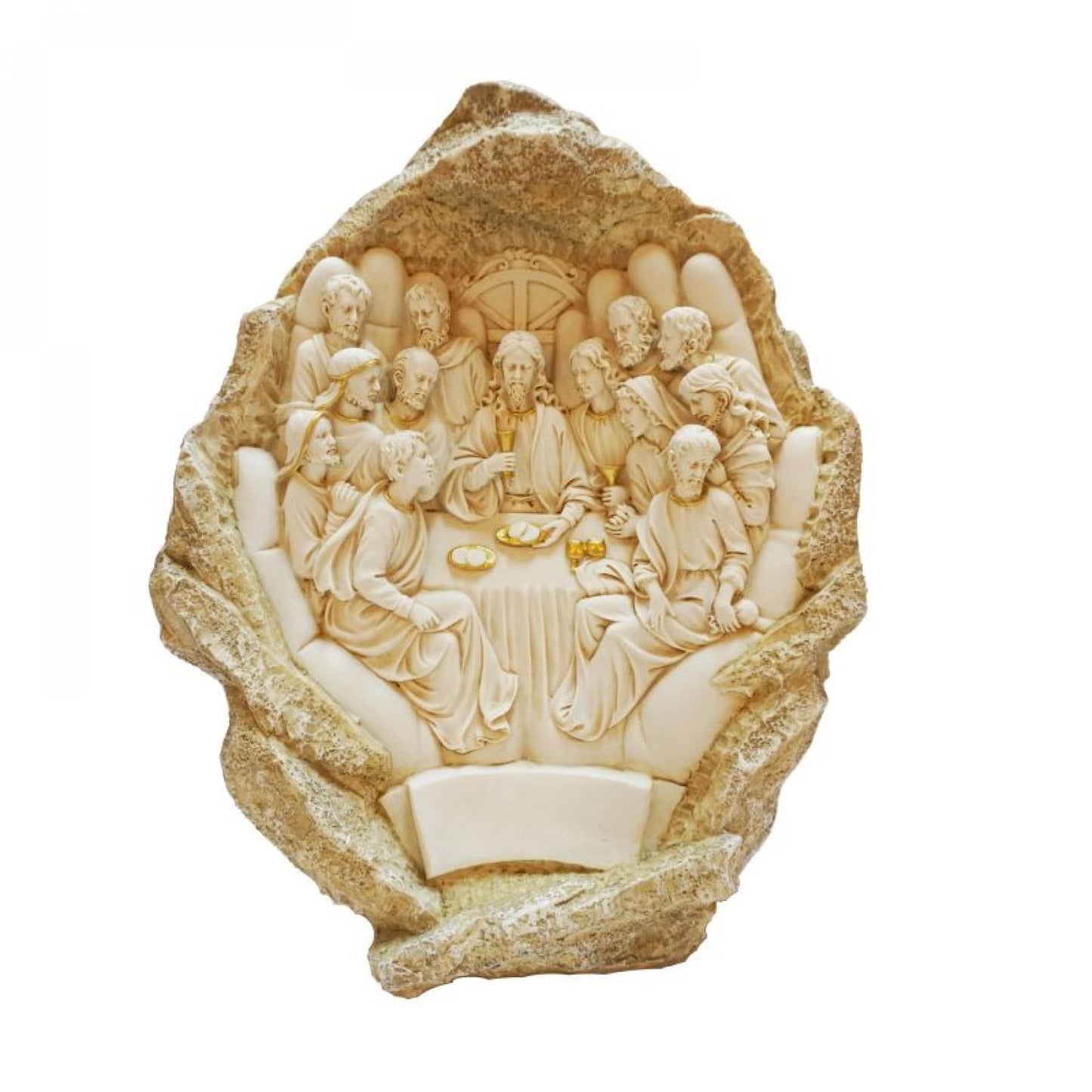 Last Supper In Hands Figurine