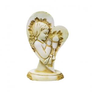 Heart Shaped Girl Holy Communion Figurine