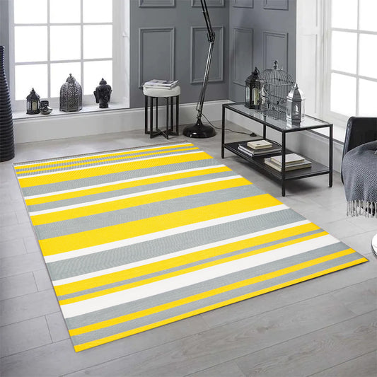 Fiesta Reversible Outdoor Plastic In Stripes Rug