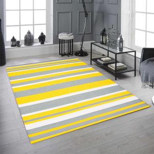 Fiesta Reversible Outdoor Plastic In Stripes Rug