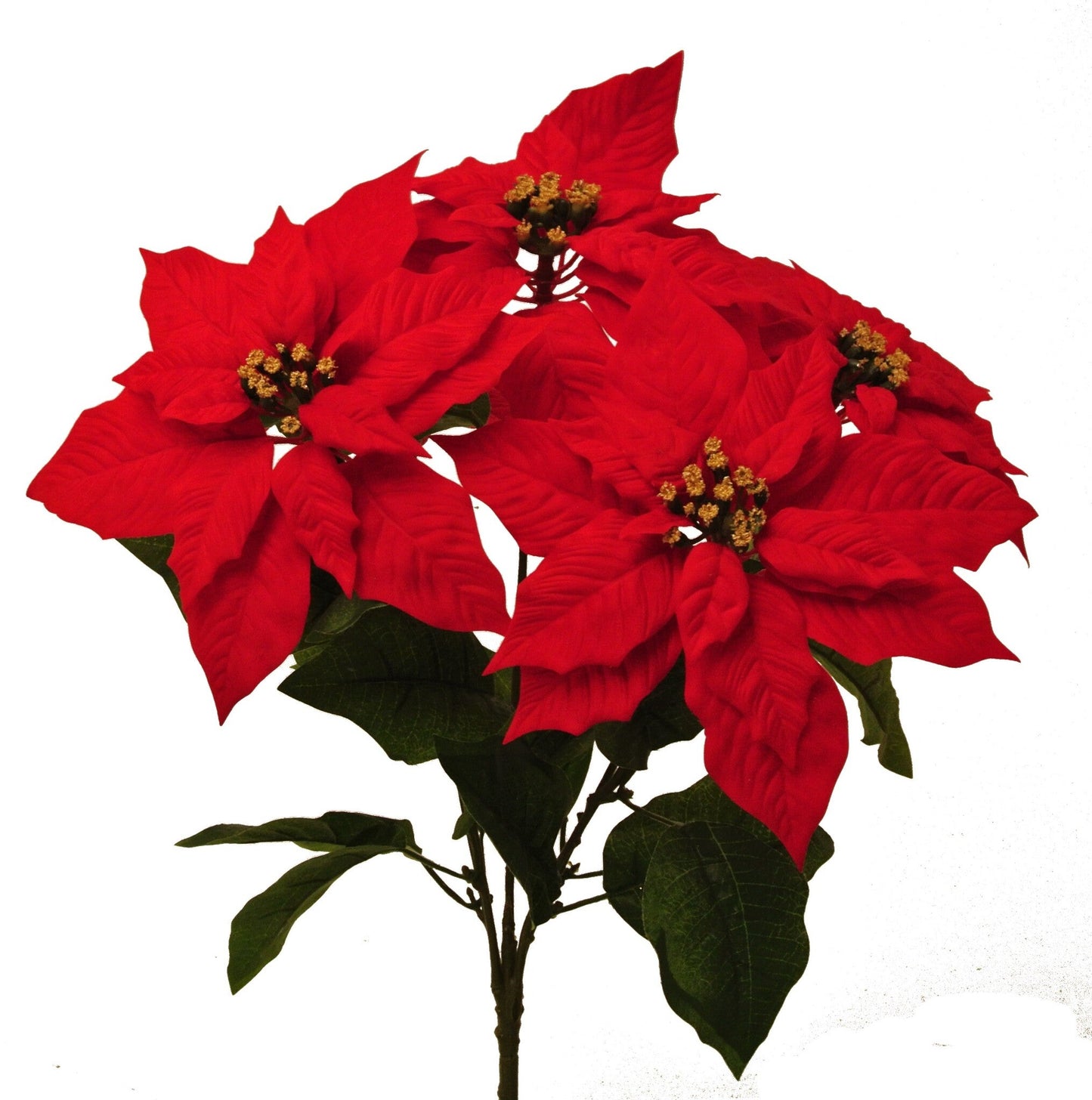 Red Poinsettias Artificial Flower