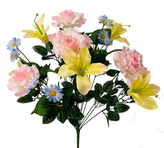 Pastel Shades Bouquet Artificial Flower