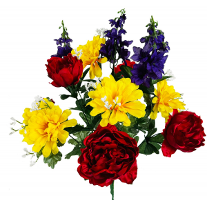 Burst Of Colors Floral Bouquet Artificial Flower