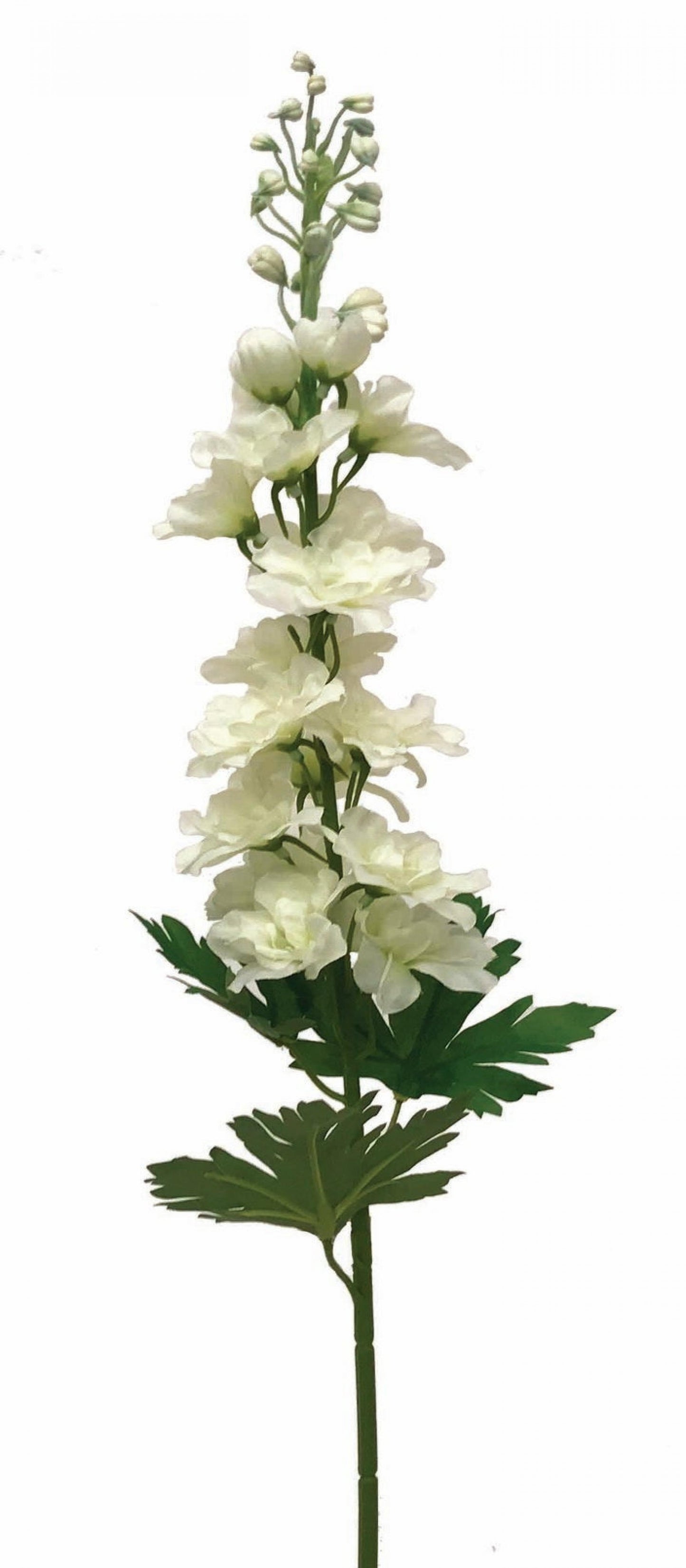 Creamy White Garden Stem Delphinium Artificial Flower