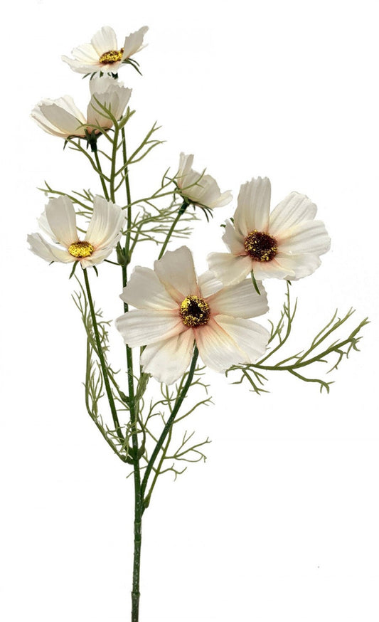 Cream Cosmos Spray Artificial Flower