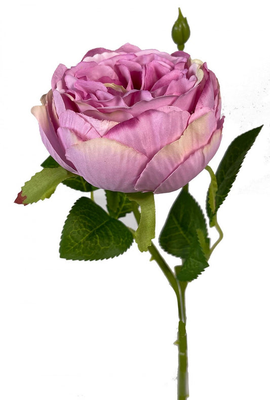 Pink English Garden Rose Artificial Flower