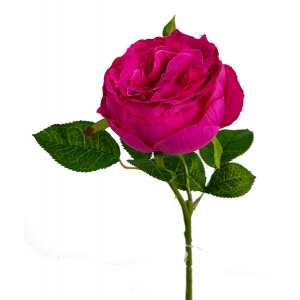 Cerise English Garden Rose Artificial Flower