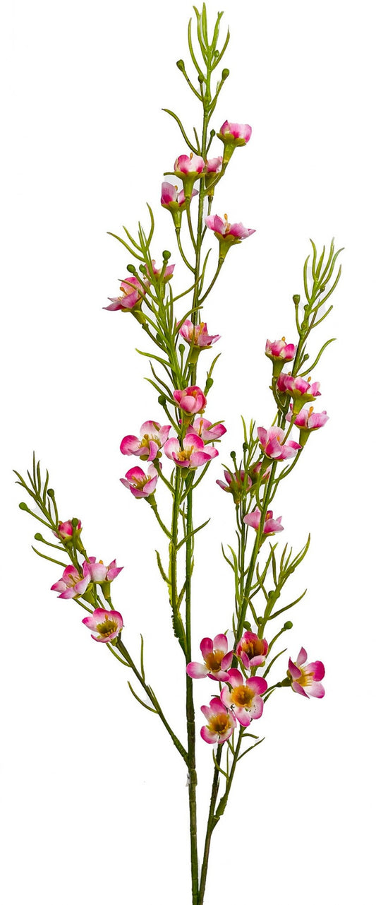 Pink Wax Flower Spray Artificial Flower