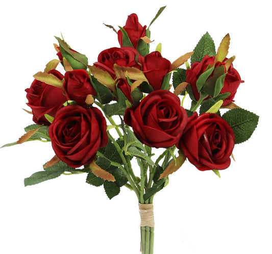 Red Roses Bouquet Artificial Flower
