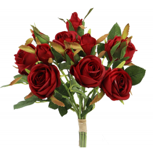 Red Roses Bouquet Artificial Flower