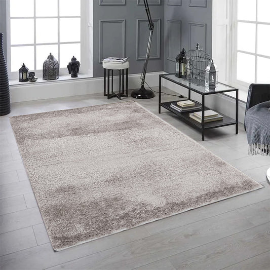 Flokati Silver Shag Rug