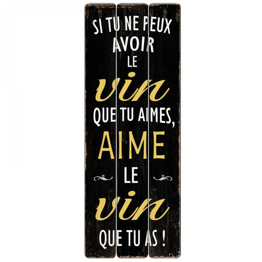 French Text-Amie Le Vin Sign