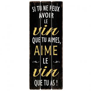 French Text-Amie Le Vin Sign