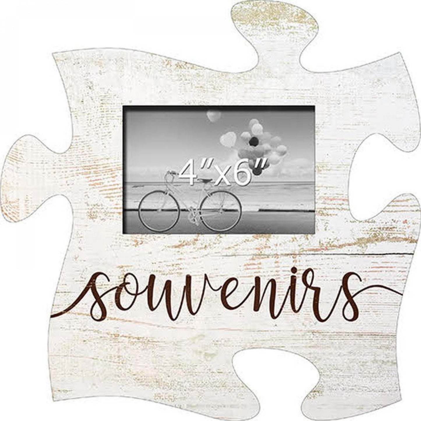 French Text-Souvenirs Photo Frame