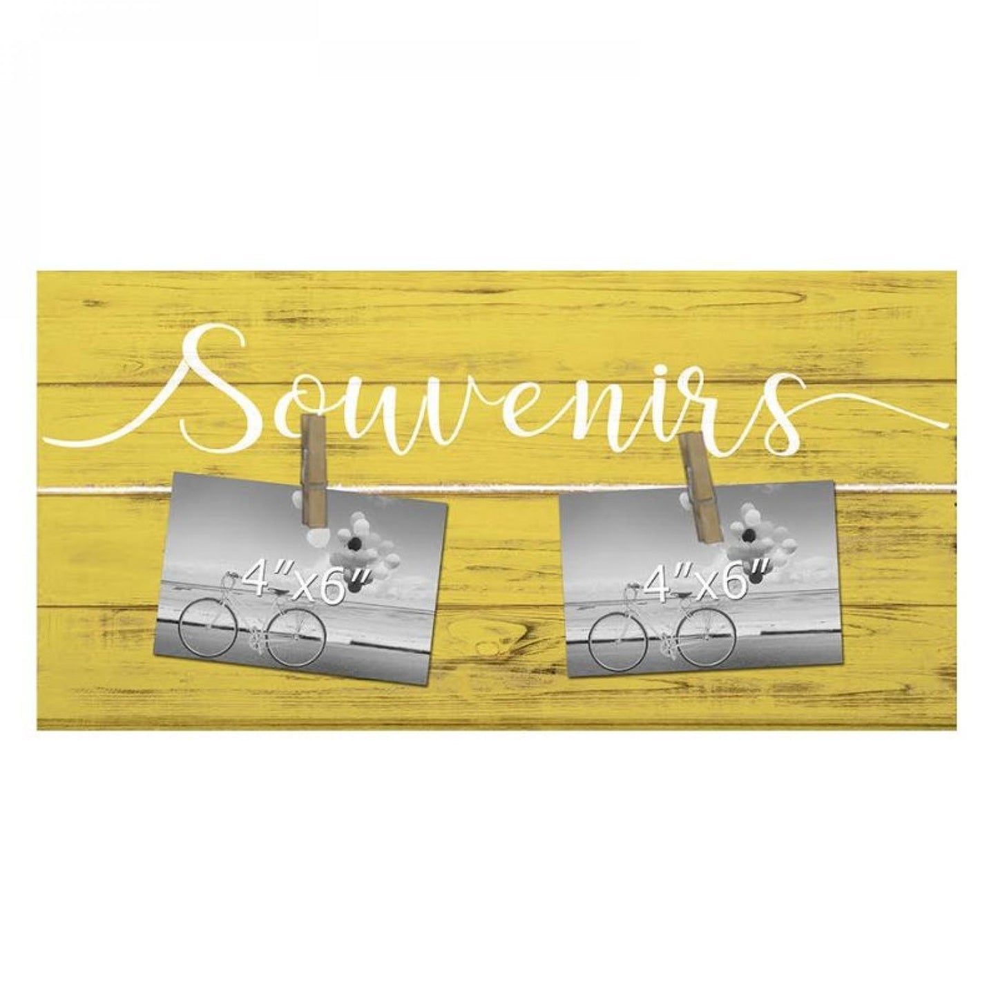 French Text-Souvenirs Photo Frame