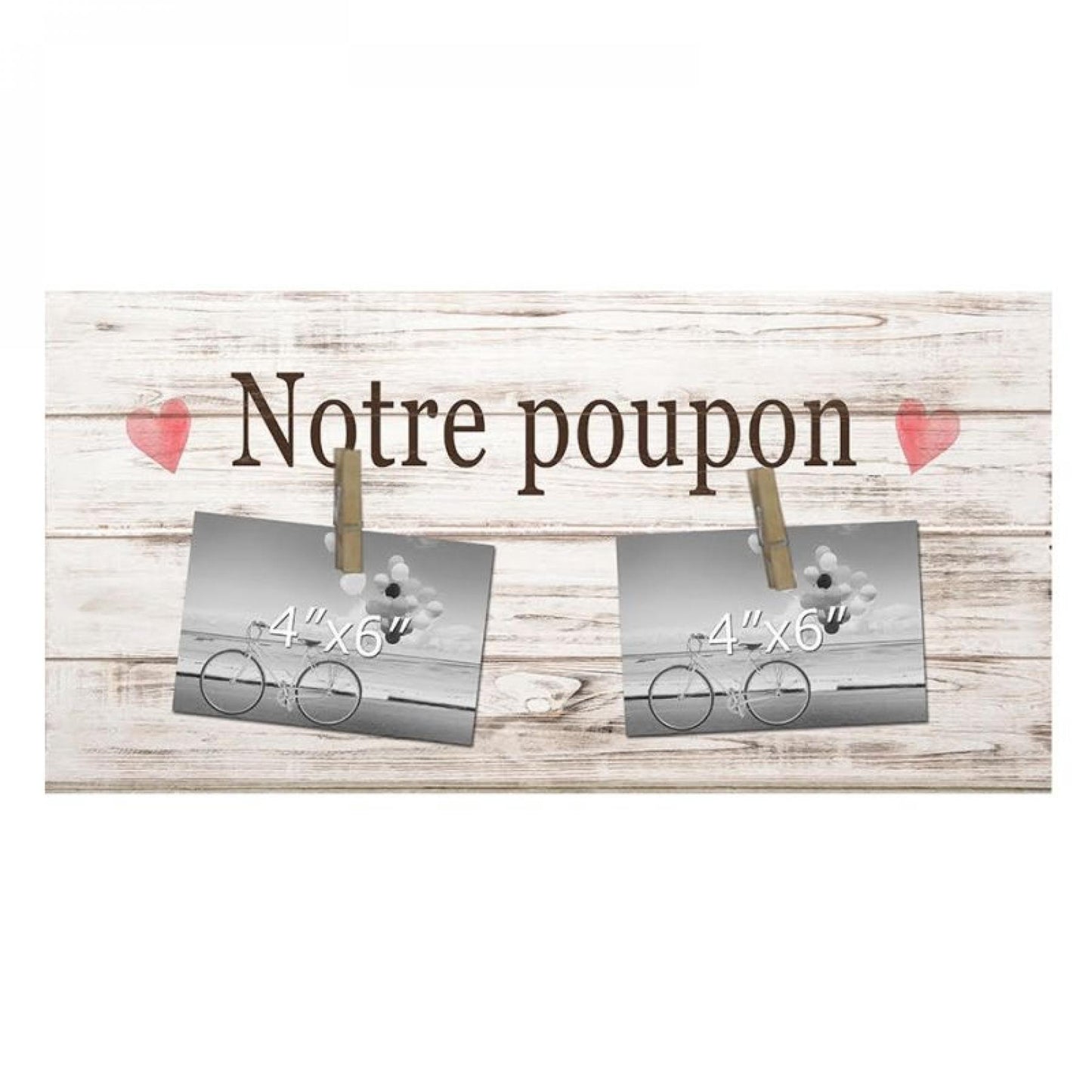 French Text-Notre Poupon Photo Frame