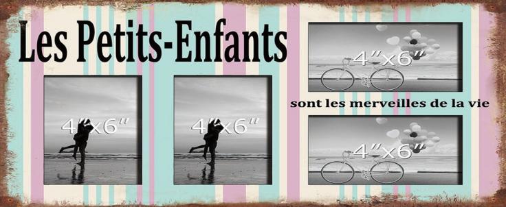 French Text- Les Petits Enfants Sone Les Merveilles De La Vie Photo Frame