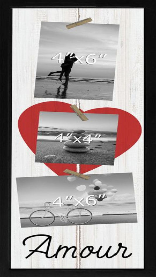 French Text- Amour Photo Frame