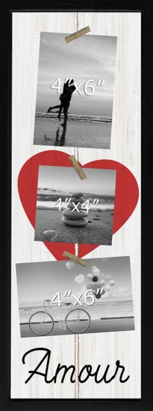 French Text- Amour Photo Frame