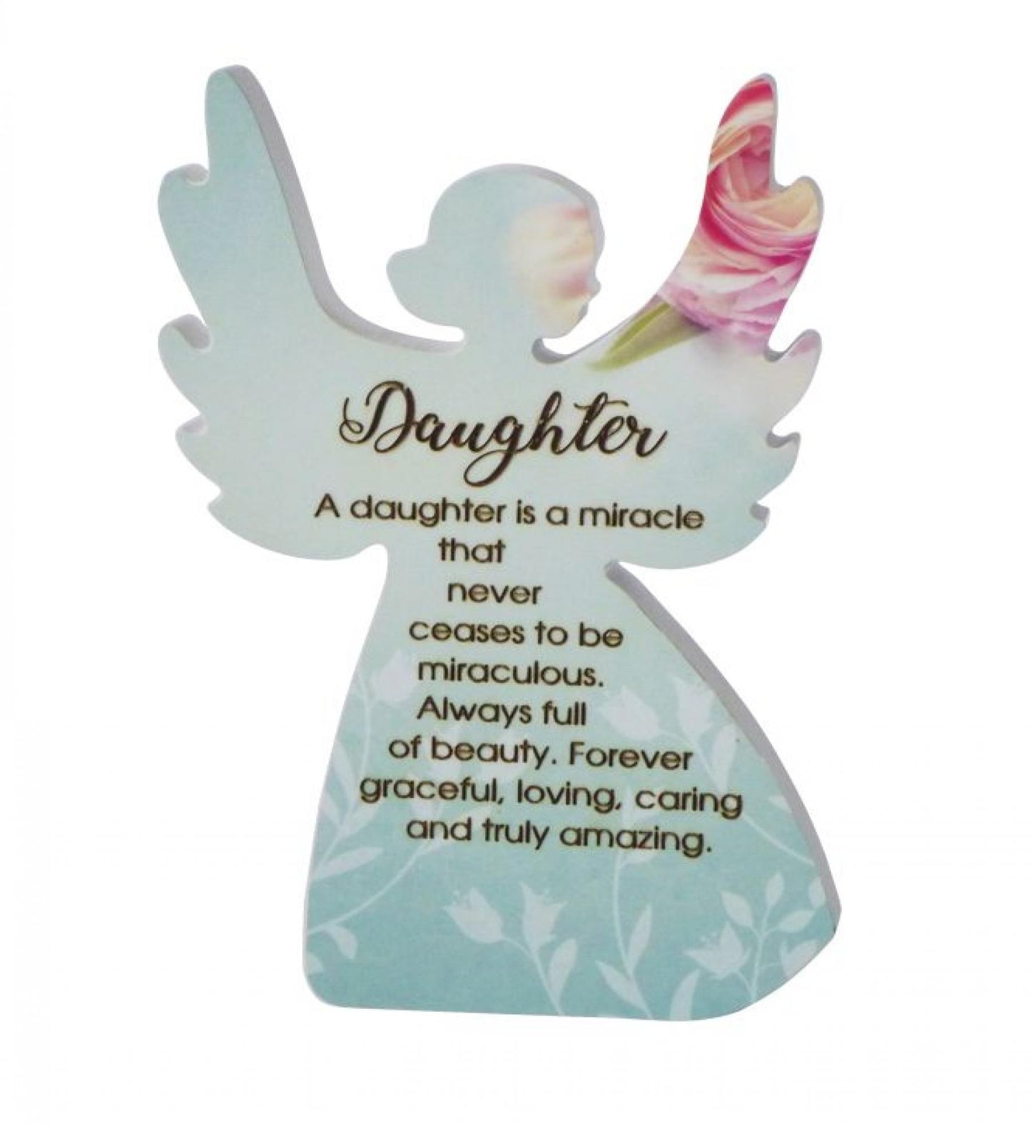 Angel Shape With Text-Daughter Plaque