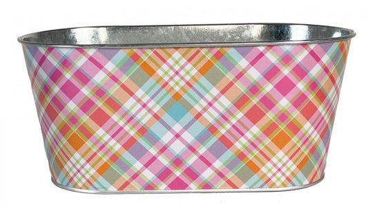 How Plaid R You Printed Metal Planter