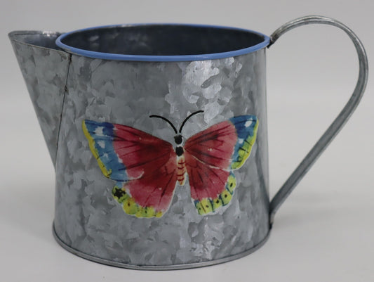 Metal With Butterfly Design Watering Can