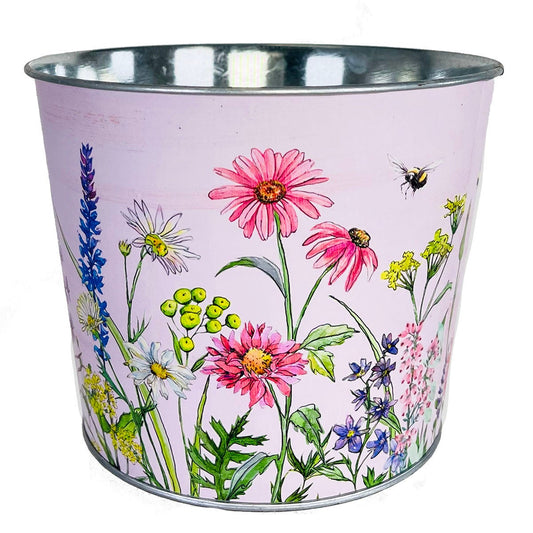 My Garden Grows Metal Planter