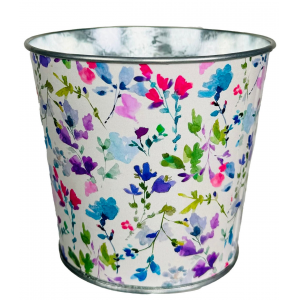 Spring To It Floral Print Planter