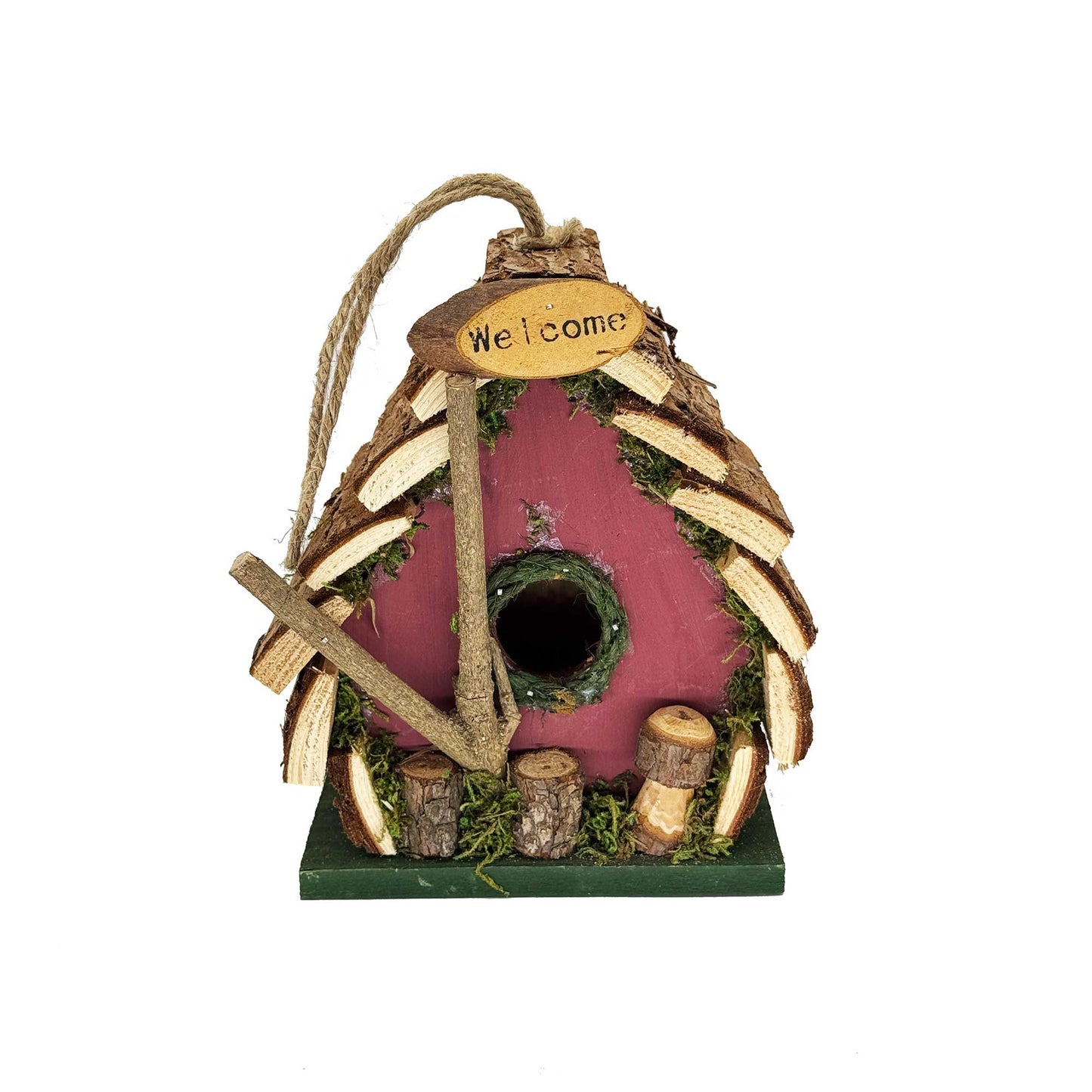 Rustic Arch And Welcome Sign Bird House