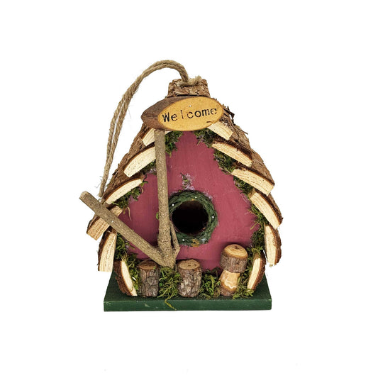Rustic Arch And Welcome Sign Bird House